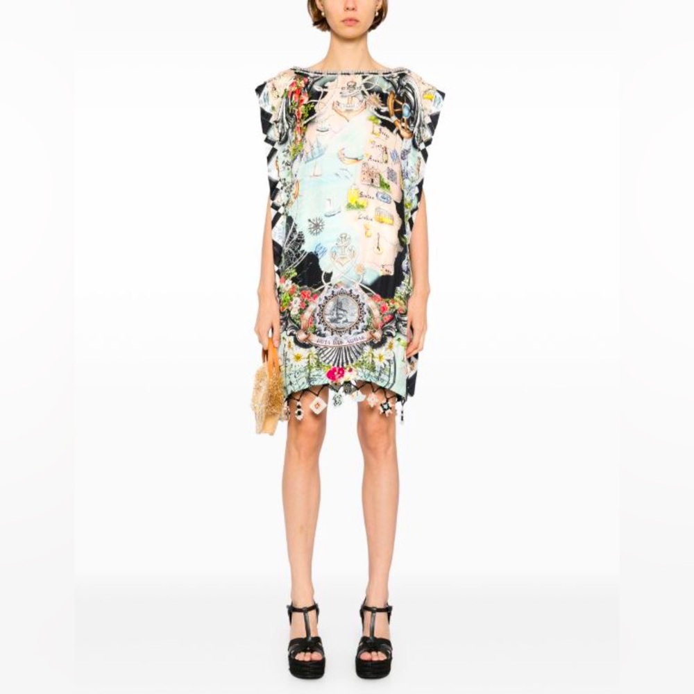 Camilla Folk Afloat tunic mini dress